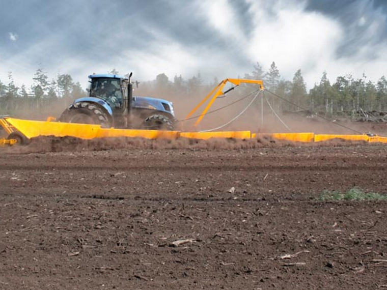 ВАЛКОВАТЕЛЬ ФРЕЗЕРНОГО ТОРФА ZKT-MERIPEAT MPR-9.0