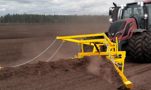 V-ОБРАЗНЫЙ ВАЛКОВАТЕЛЬ ФРЕЗЕРНОГО ТОРФА ZKT-MERIPEAT MPR-V6