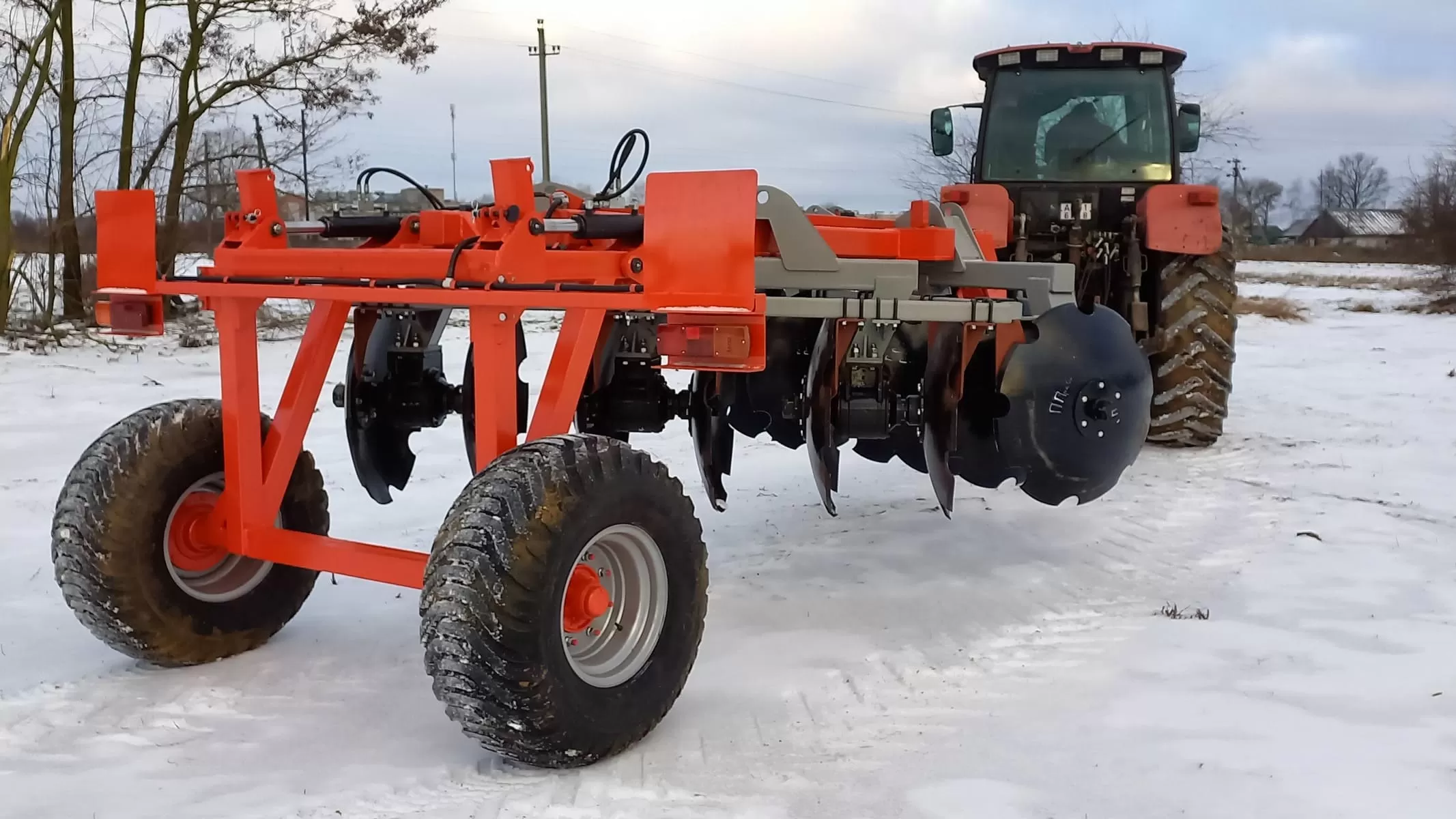 БОРОНА ПРИЦЕПНАЯ ДВУХРЯДНАЯ ZKT-3200П купить в России